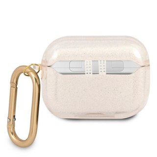 Etui Apple AirPods Pro Guess GUAPUCG4GD złote Glitter Collection