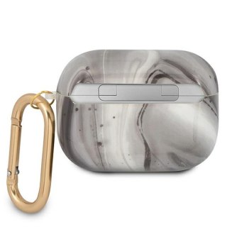 Etui Apple AirPods Pro Guess GUAPUNMK czarne Marble Collection