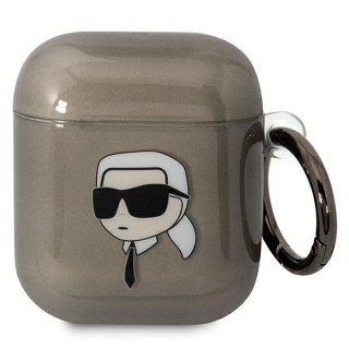 Etui Karl Lagerfeld KLA2HNIKTCK Apple AirPods 2/1 czarny/black Karl`s Head