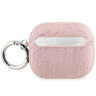 Etui Karl Lagerfeld KLA3PGKIPP Apple AirPods 3 cover Monogram Karl Head różowy/pink