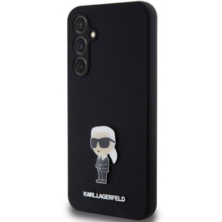 Etui Karl Lagerfeld KLHCS23FEMHKNPK Samsung Galaxy S23 FE Silicone Ikonik Metal Pin czarny/black