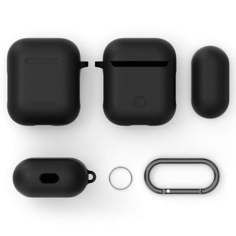 Etui na AirPods Spigen silikonowe czarne - ochrona i styl