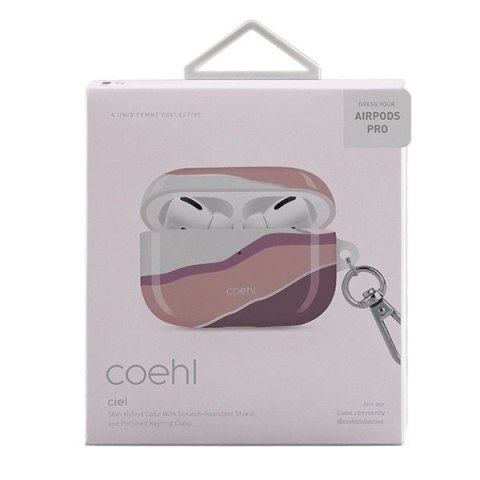 Etui na AirPods Pro UNIQ Coehl Ciel różowe - stylowe i funkcjonalne