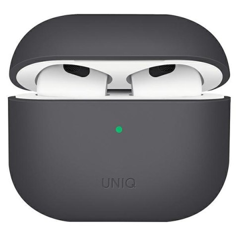 Etui na AirPods 3 UNIQ Lino Silicone szare - ochrona i styl