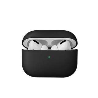 Etui Apple AirPods Pro UNIQ Lino Silicone czarne - Ochrona słuchawek