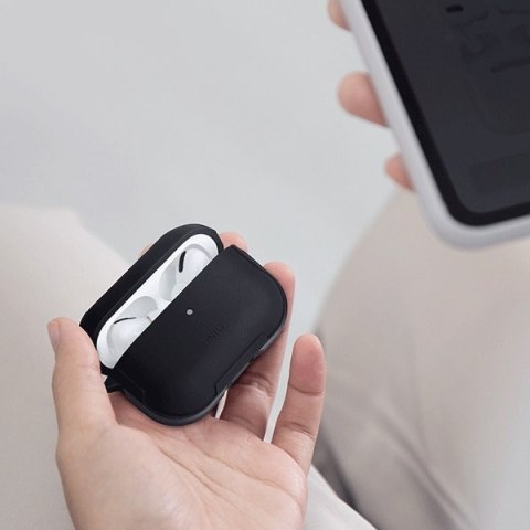 Etui na AirPods Pro UNIQ Valencia Antimicrobial czarne - ochrona i styl