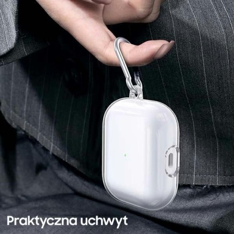 Etui na AirPods 3 USAMS przezroczyste czarne - ochrona i styl