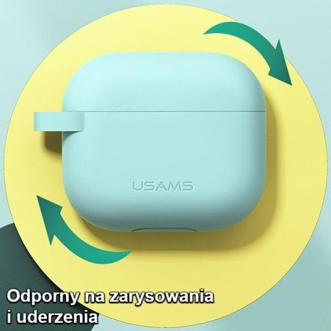 Etui na AirPods 3 USAMS silikon różowe - ochrona i styl w jednym