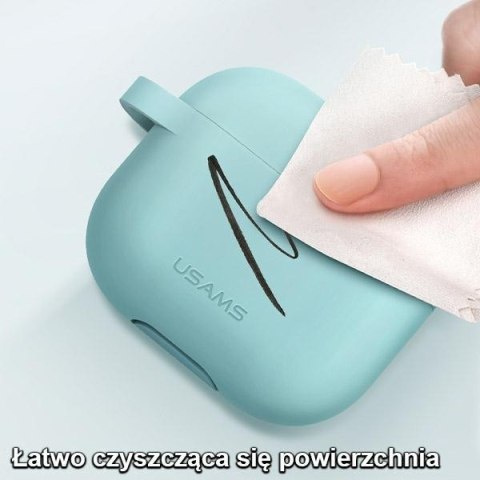 Etui na AirPods 3 USAMS silikon różowe - ochrona i styl w jednym