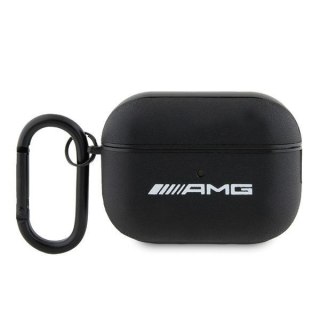 Etui AMG AMAP2SLWK Apple AirPods Pro 2 cover Leather White Logo czarny/black