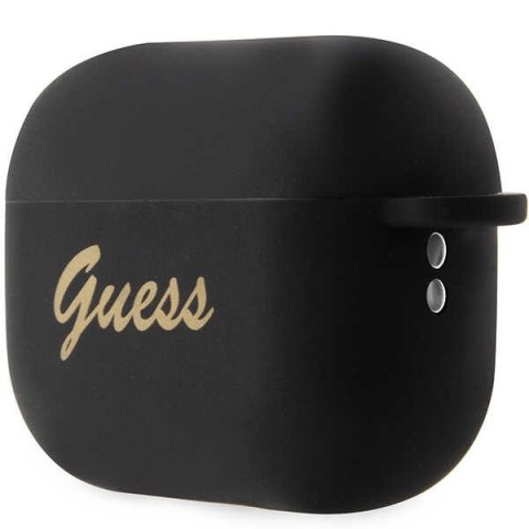 Etui na AirPods Pro 2 Guess GUAP2LSCHSK czarne silikonowe z serca