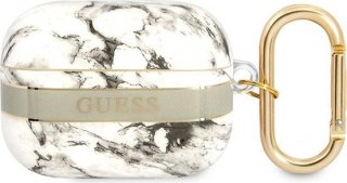 Etui Apple AirPods Pro Guess Marble Strap Collection szare 2023