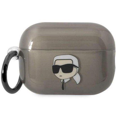 Etui Apple AirPods Pro 2 Karl Lagerfeld Ikonik czarne KKLAP2HNIKTCK