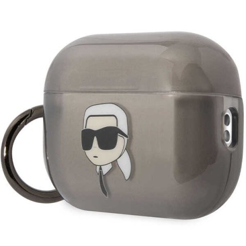 Etui Apple AirPods Pro 2 Karl Lagerfeld Ikonik czarne KKLAP2HNIKTCK