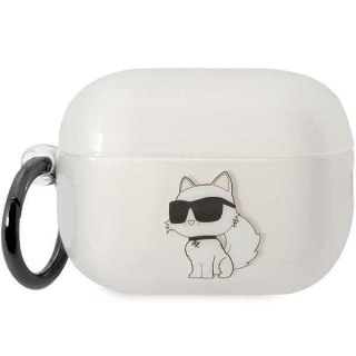 Etui Karl Lagerfeld KLAP2HNCHTCT Apple AirPods Pro 2 transparent Ikonik Choupette