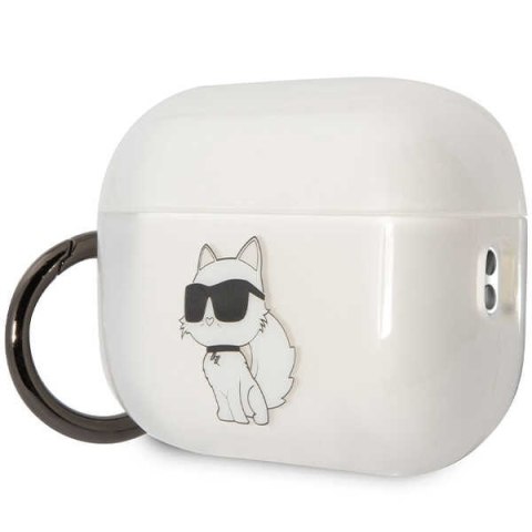 Etui na AirPods Pro 2 Karl Lagerfeld Ikonik Choupette przezroczyste