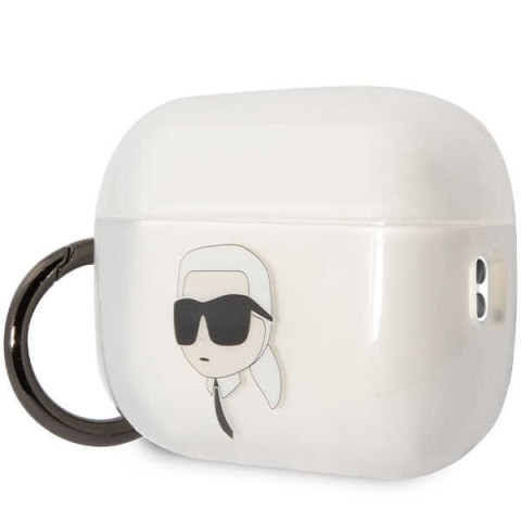 Etui na AirPods Pro 2 Karl Lagerfeld Ikonik transparentne KLAP2HNIKTCT