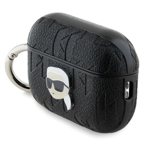 Etui na AirPods Pro 2 Karl Lagerfeld Monogram Karl Head czarne