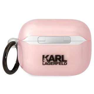 Etui Karl Lagerfeld KLAPHNCHTCP Apple AirPods Pro różowy/pink Ikonik Choupette