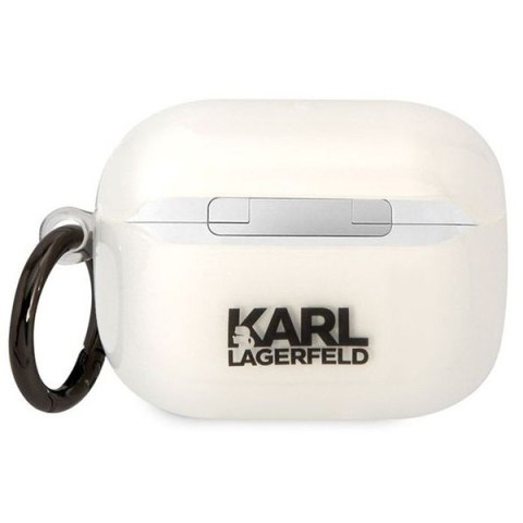 Etui Karl Lagerfeld KLAPHNCHTCT Apple AirPods Pro transparent Ikonik Choupette