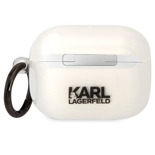 Etui Karl Lagerfeld KLAPHNIKTCT Apple AirPods Pro transparent Karl`s Head