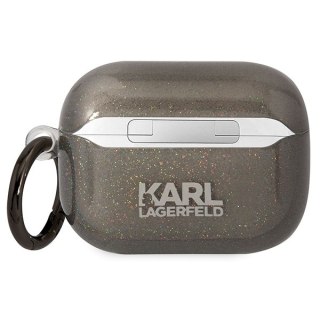 Etui Karl Lagerfeld KLAPHNKCTGK Apple AirPods Pro czarny/black Gliter Karl&Choupette