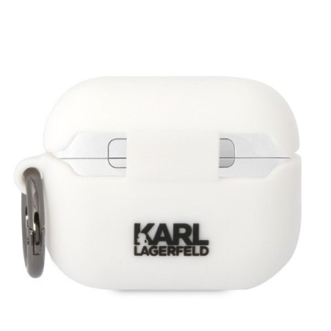 Etui na AirPods Pro Karl Lagerfeld 3D Choupette Silicone Białe