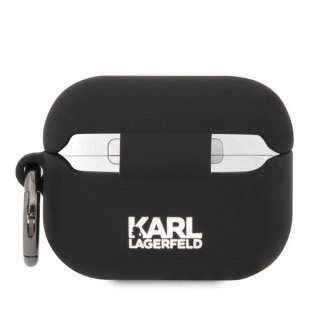 Etui Apple AirPods Pro Karl Lagerfeld Choupette 3D czarne silikonowe