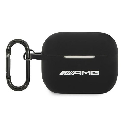 Etui Apple AirPods Pro Mercedes AMG czarne silikonowe z logo