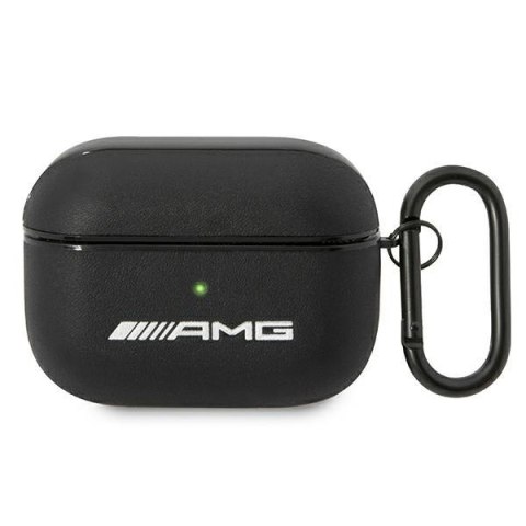 Etui Apple AirPods Pro Mercedes AMG czarne Leather - eleganckie etui