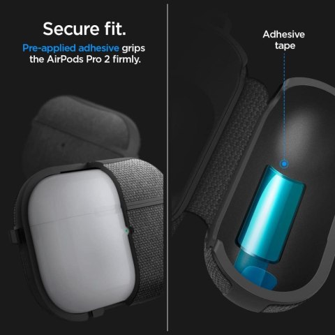 Etui Apple AirPods Pro 2/1 Spigen Urban Fit czarne - stylowe i funkcjonalne