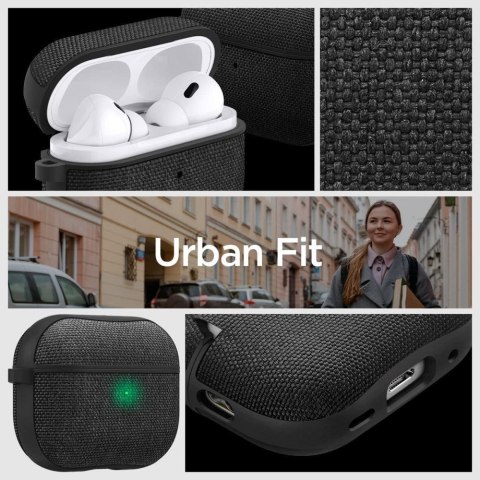 Etui Apple AirPods Pro 2/1 Spigen Urban Fit czarne - stylowe i funkcjonalne