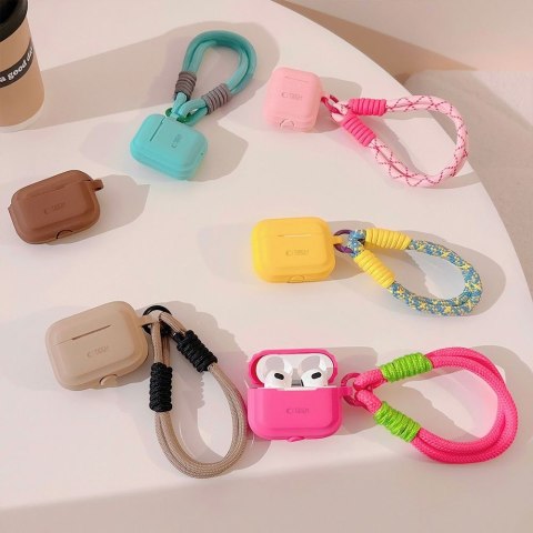 Etui Apple AirPods Pro 1/2 Silicone Rope Caffe Latte - Ochrona i Styl