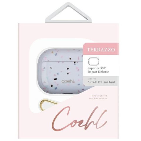 Etui Apple AirPods Pro 2 UNIQ Coehl Terrazzo piaskowe - ochrona i styl