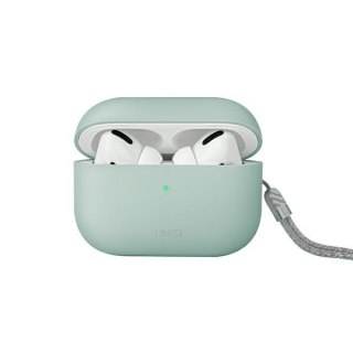 Etui UNIQ Lino Apple AirPods Pro 2 Silicone miętowy/mint green