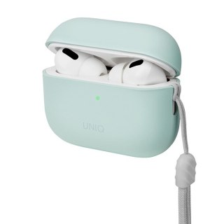 Etui UNIQ Lino Apple AirPods Pro 2 Silicone miętowy/mint green