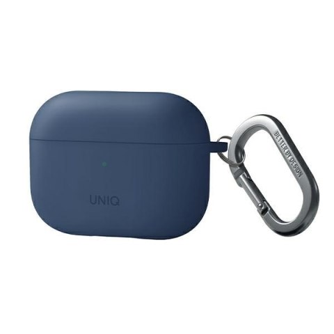 Etui Apple AirPods Pro 2 UNIQ Nexo + silikonowe uchwyty niebieskie