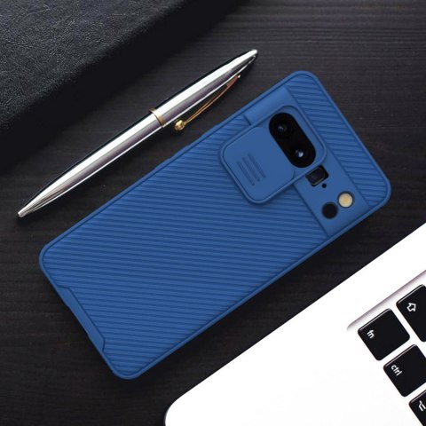 Etui Nillkin CamShield Pro Google Pixel 8 Pro niebieski