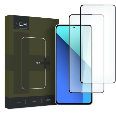 Szkło hartowane Hofi Glass Pro+ Xiaomi Redmi Note 13 4G / LTE Black [2 PACK]