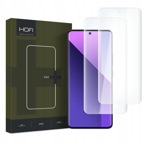 Szkło hartowane z klejem UV Hofi UV Glass Pro+ Xiaomi Redmi Note 13 Pro+ Plus 5G Clear [2 PACK]