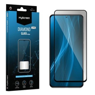 Szkło hartowane MyScreen Diamond Glass Edge Lite Full Glue Xiaomi Redmi 12 5G / 4G / 12R czarny/black