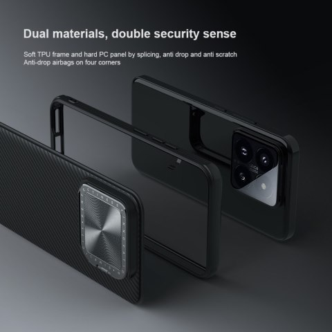 Etui na telefon Xiaomi 14 Pro Nillkin CamShield Prop Magnetic czarne