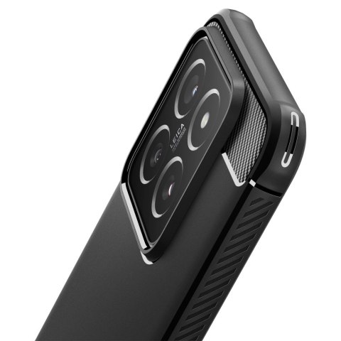 Etui na telefon Xiaomi 14 Spigen Rugged Pancerne Matte Czarne