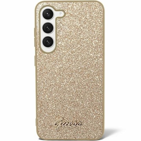 Etui na telefon Samsung Galaxy S24 Ultra Guess złote hardcase Glitter