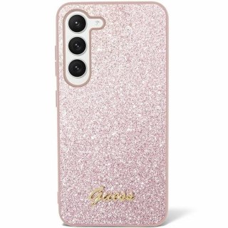 Etui na telefon Samsung Galaxy S24 Ultra Guess różowe hardcase Glitter