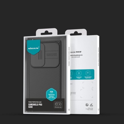 Etui na telefon Samsung Galaxy S24 Ultra Nillkin CamShield Pro czarne