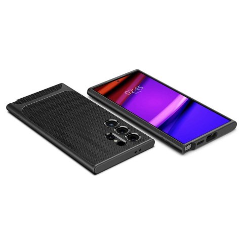 Etui na telefon Samsung Galaxy S24 Ultra Spigen Neo Hybrid Czarne