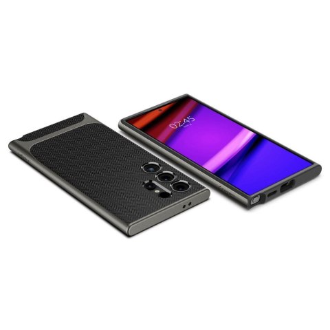 Etui na telefon Samsung Galaxy S24 Ultra Spigen Neo Hybrid Gunmetal