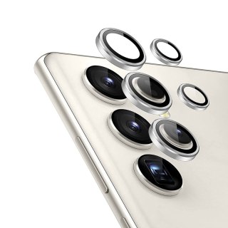 Szkło hartowane Samsung Galaxy S24 Ultra Crong Lens Ring przezroczyste