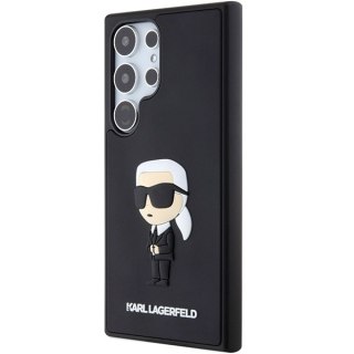 Etui na telefon Samsung Galaxy S24 Ultra Karl Lagerfeld 3D Rubber czarne